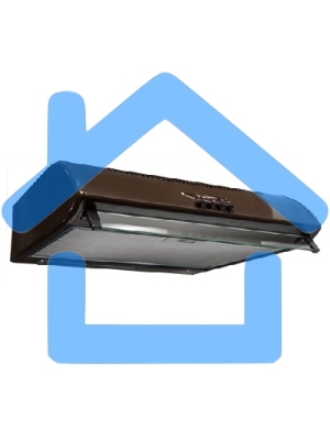 Вытяжка козырьковая Gefest ВО 2501 К47 коричневый, 50 см, 300 куб. м/ч, 75 дБ