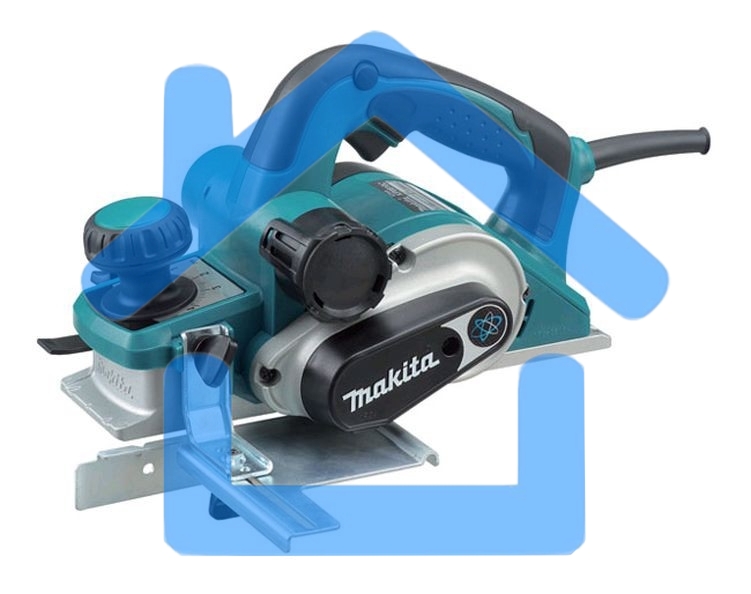 Рубанок Makita KP0810 Рубанок,850Вт,16000об\м,ширина-82мм,глуб-4мм,3.2кг,кор,парал упор