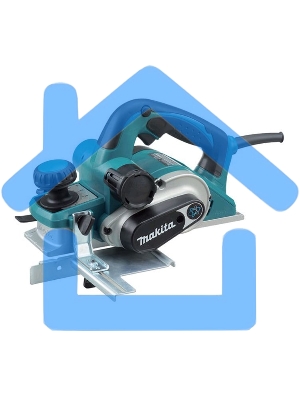 Рубанок Makita KP0810 Рубанок,850Вт,16000об\м,ширина-82мм,глуб-4мм,3.2кг,кор,парал упор