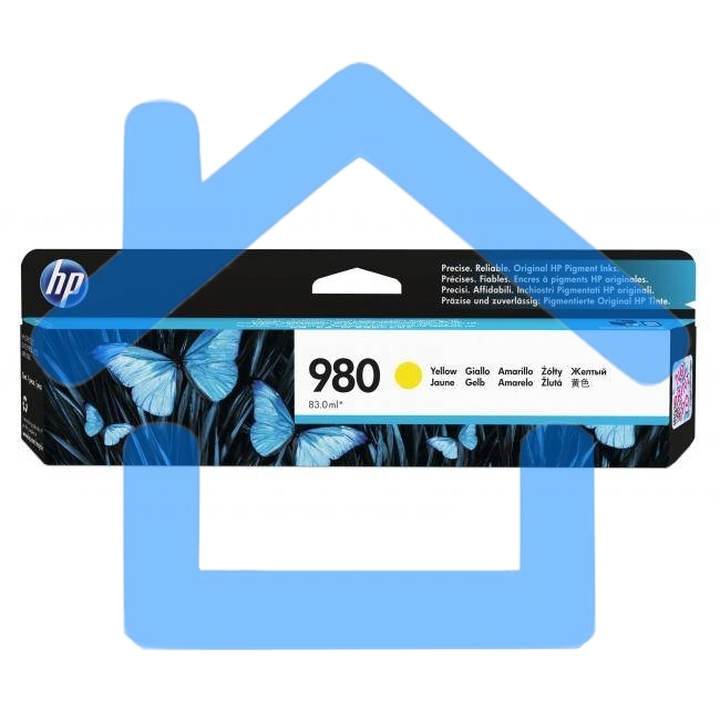 Картридж струйный HP D8J09A желтый для HP OJ Ent X585/X555 (6600стр.)