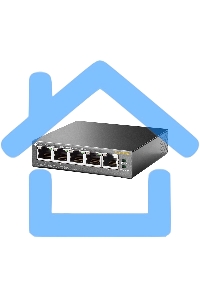 Коммутатор TP-Link SMBTL-SG1005P 5-портовый гигабитный настольный коммутатор с 4 портами PoE SMB 56W