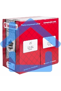 Кабель витая пара Rexant SFTP 4PR 24AWG, CAT5e, бухта 305 м
