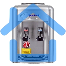 Кулер Aqua Work 0.7-TDR настольный электронный серебристый