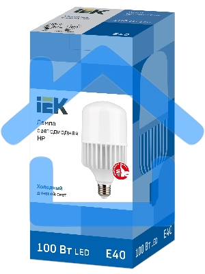 Лампа светодиодная HP 100Вт 230В 6500К E40  LLE-HP-100-230-65-E40 IEK