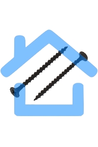 Саморез гипсокартон-металл KRANZ 3.5х55, пакет (50 шт./уп.)