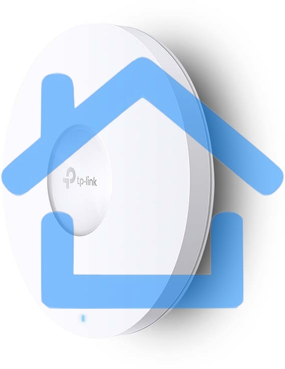 Точка доступа TP-Link 11AX dual-band ceiling access point, up to 1200 Mbit / s at 5 GHz and up to 574 Mbit / s at 2.4 GHz, 1 10/100/1000Mbps LAN port, support PoE 802.3at standard, support BSS coloring, Seamless Roaming, Mesh, Band Steering, Airtime Fairn