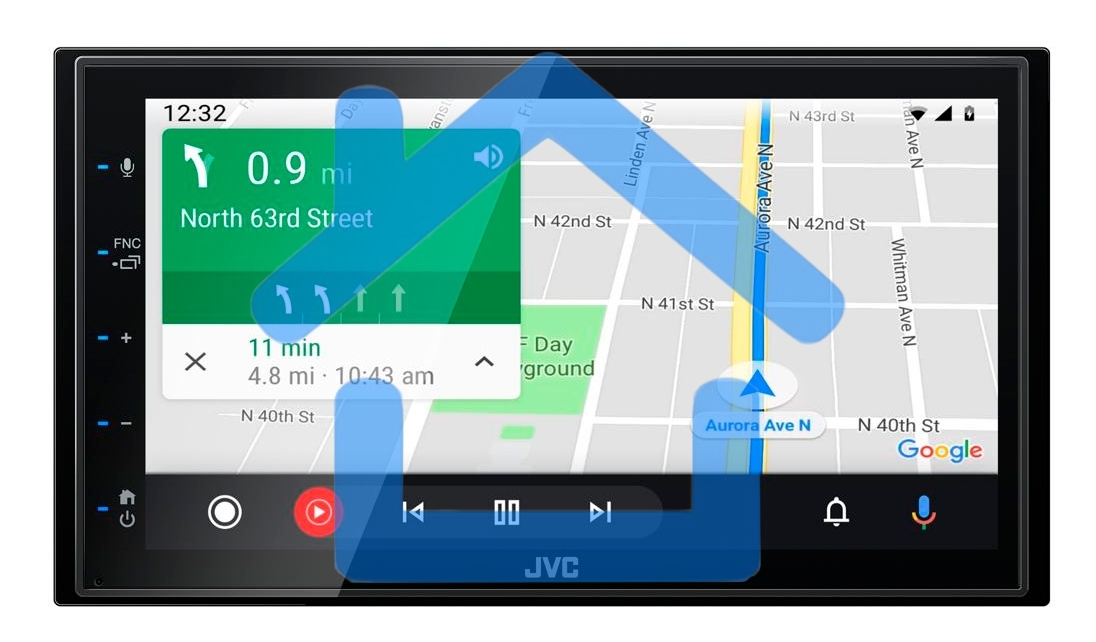 Автомагнитола JVC KW-M560BT 2DIN 4x50Вт
