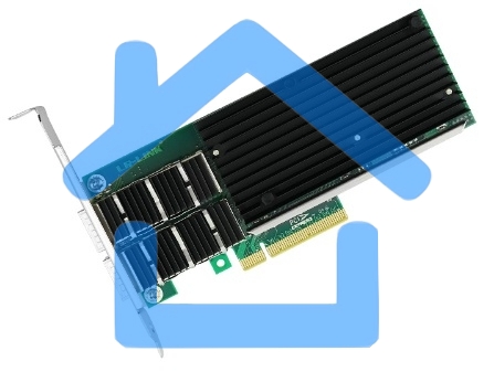 Сетевой адаптер PCIE 40G FIBER 2QSFP+ LREC9902BF-2QSFP+ LR-LINK