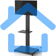 Стойка мобильная Holder PR-107 черный