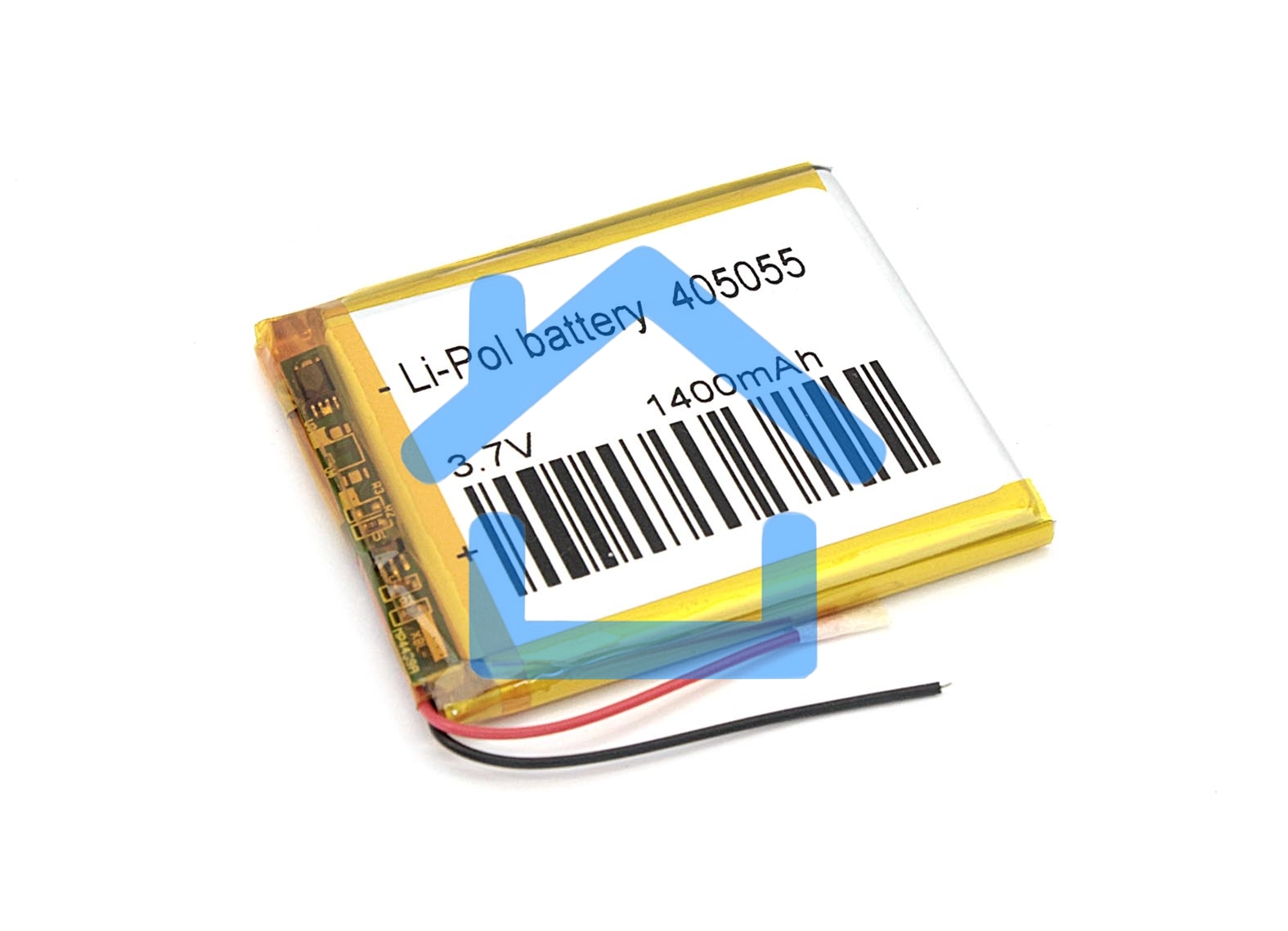 Аккумулятор Li-Pol (батарея) 4*50*52мм 2pin 3,7V 1000mAh