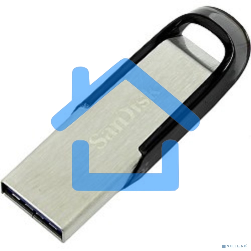 Флешка USB R/W Sandisk 64Gb Cruzer Ultra Flair SDCZ73-064G-G46 USB3.0 серебристый/черный