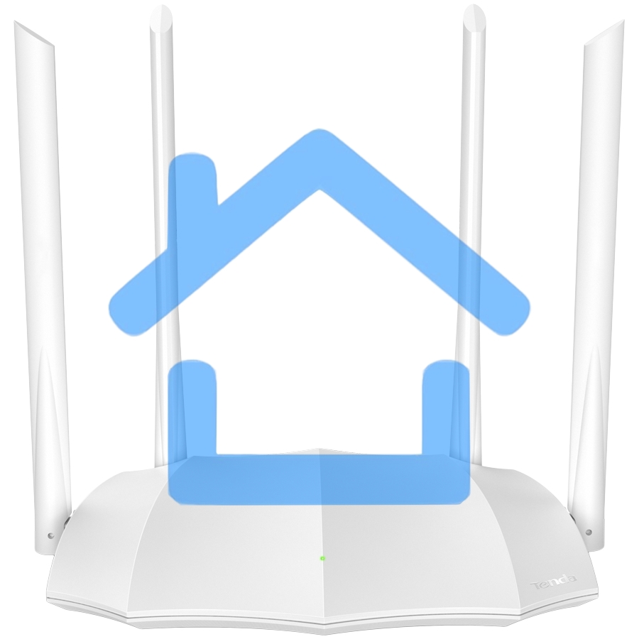 Маршрутизатор Tenda AC5 1200Mbps 11AC wave2Router, MU-MIMO,1Ghz CPU，4X5dbi Antennas, 1X100Mbps WAN, 3x100Mbps LAN,WiFi On/Off Switch,Universal Rep