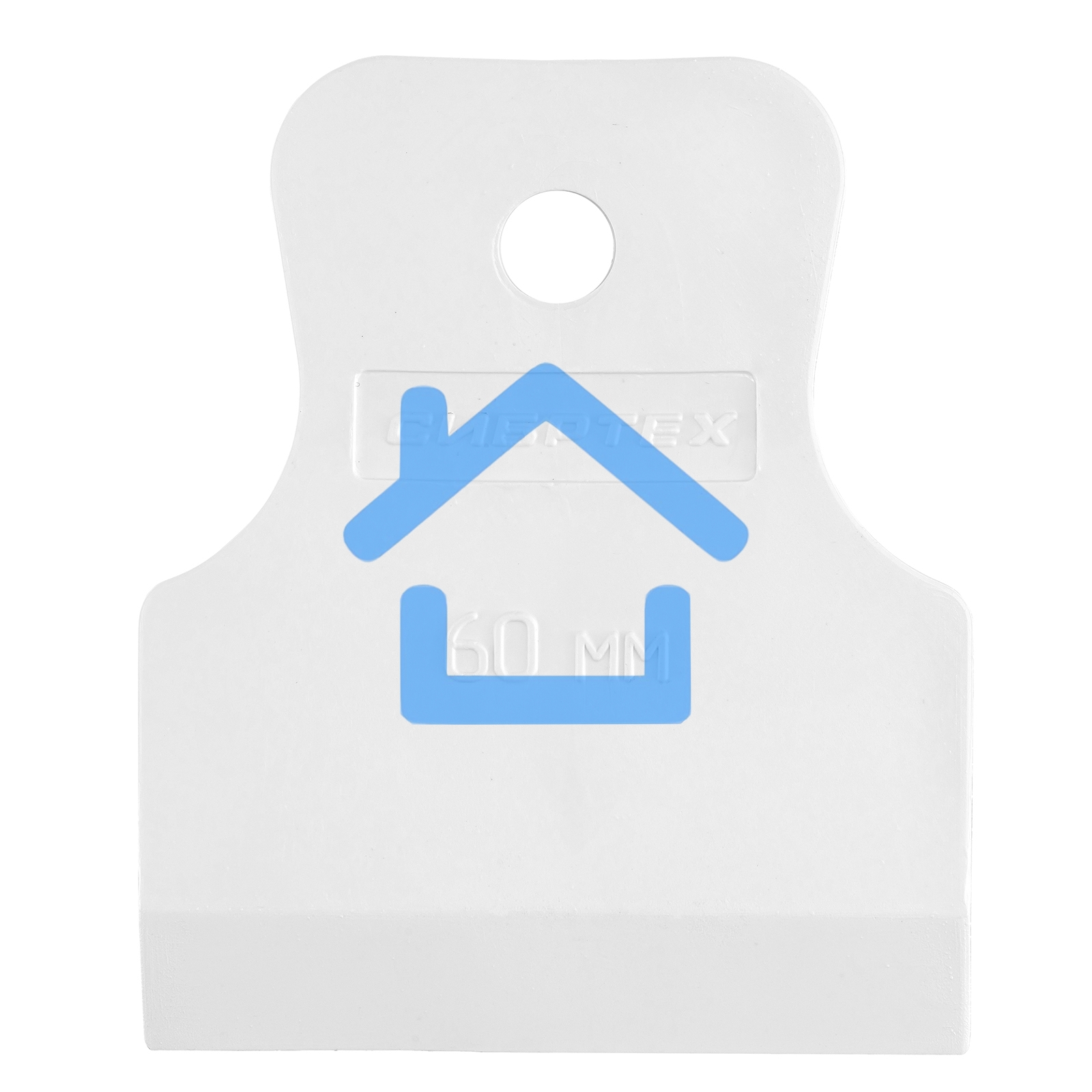 Набор шпателей Sparta 40-60-80 мм, белая резина, 3 шт. Россия