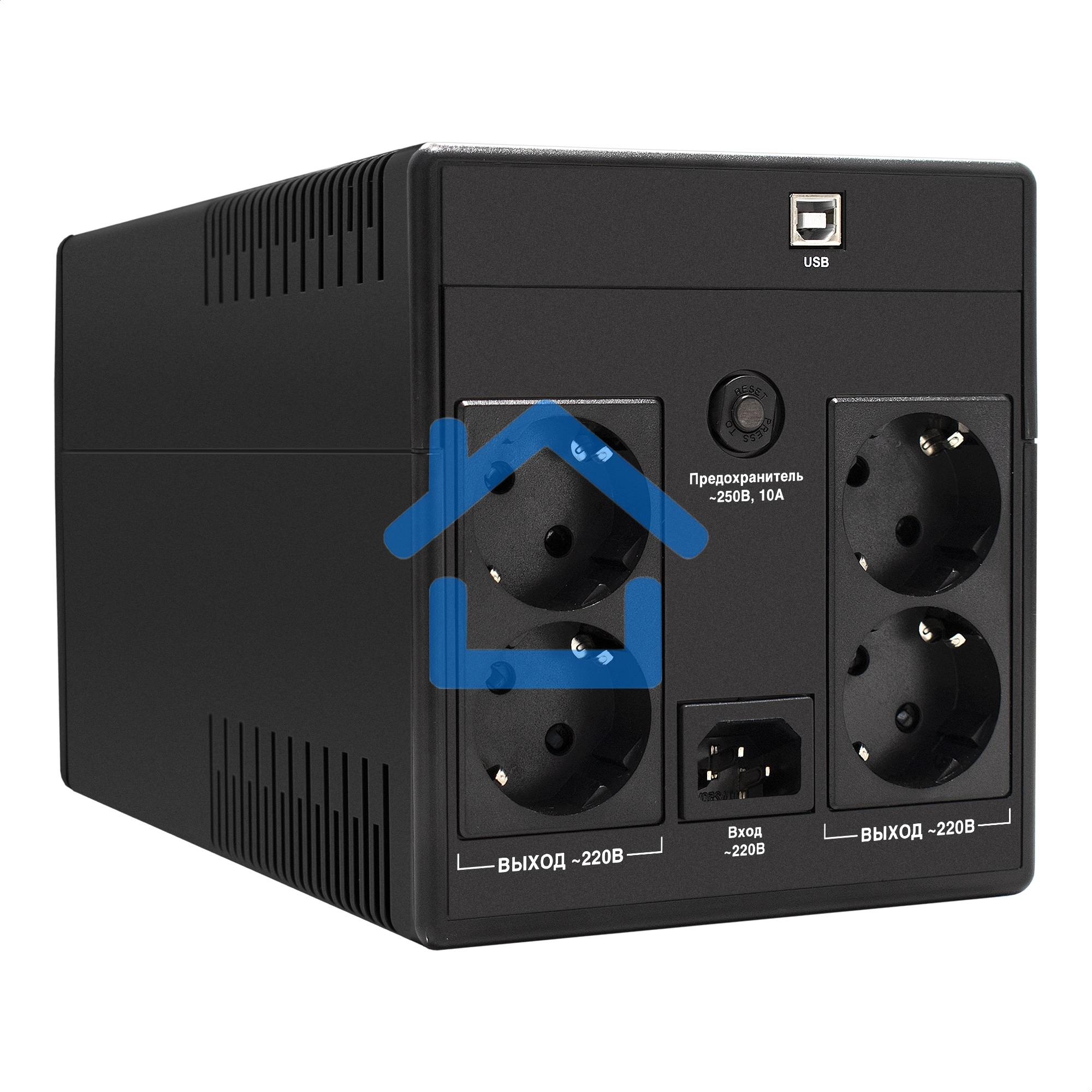 Источник бесперебойного питания ExeGate EP285511RUS SpecialPro Smart LLB-1600.LCD.AVR.EURO.RJ.USB 1600VA/950W, LCD, AVR, 4 евророзетки, RJ45/11, USB, черный