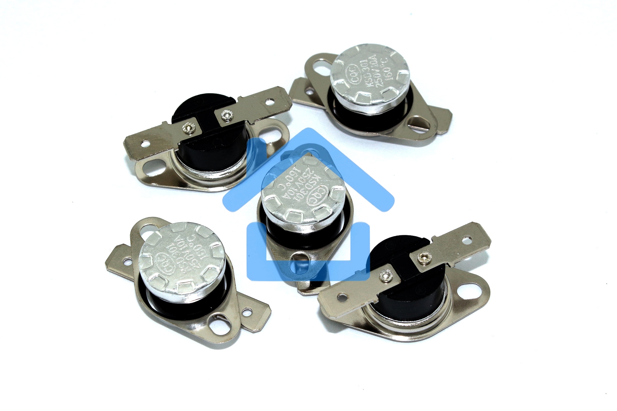 Термостат биметаллический KSD301 10А/160 С нормально замкнутый 5 шт