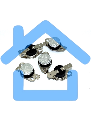 Термостат биметаллический KSD301 10А/160 С нормально замкнутый 5 шт
