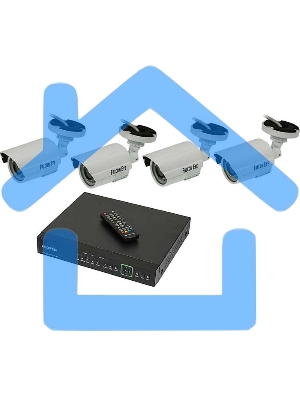 Комплект видеонаблюдения Falcon Eye FE-104MHD KIT Дача SMART