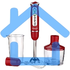 Блендер Delta LUX DL-7039B 800Вт красный