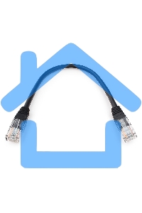 Патч-корд UTP Cablexpert кат.5e 0.25м, литой, многожильный черный