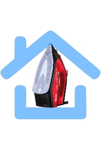 Утюг Centek CT-2355 RED 2500Вт, керамическ подошва, 270мл, паровой удар, самоочистка, капля-стоп