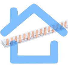 Шина соединительная PIN 63A 108 мод. для АВДТ32М (1м) Iek YNS21-2-063-108