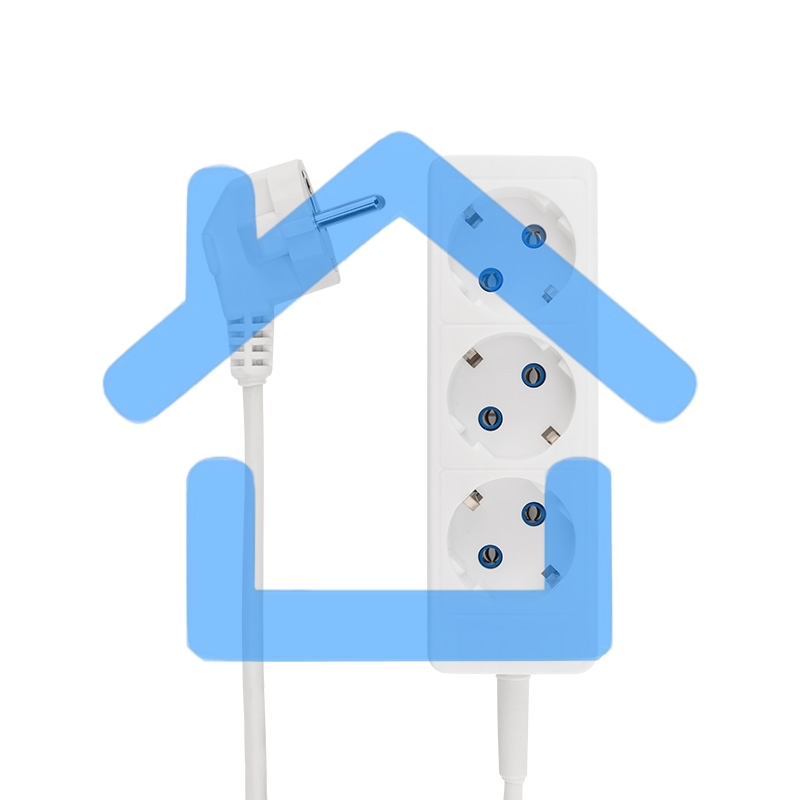 Удлинитель PROconnect STANDARD 3 гнезда, 3 м, 2х0.75 мм², б/з, белый