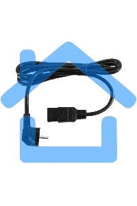 Шнур питания Rem R-16-CORD-C19-S-1.8 C19-Schuko проводник.:3x1.5мм2 1.8м 250В 16А (упак.:1шт) черный