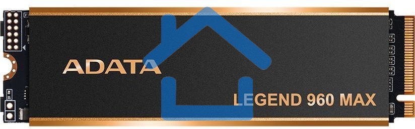 Накопитель SSD   ADATA LEGEND 960 MAX, 4Tb, M.2 2280, PCIe 4.0 x4, NVMe, R/W 7400/6800, с радиатором