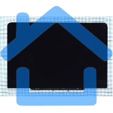 Модуль (матрица + тачскрин) для Lenovo Yoga N23 черный c рамкой