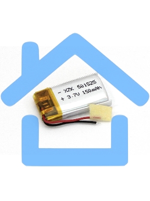 Аккумулятор Li-Pol (батарея) 5*15*25мм 2pin 3.7V/140mAh