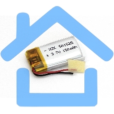 Аккумулятор Li-Pol (батарея) 5*15*25мм 2pin 3.7V/140mAh Аккумулятор Li-Pol (батарея) 5*15*25мм 2pin 3.7V/140mAh