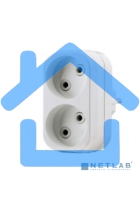 Разветвитель 2 гнезда без заземления 10А MAKEL 10030