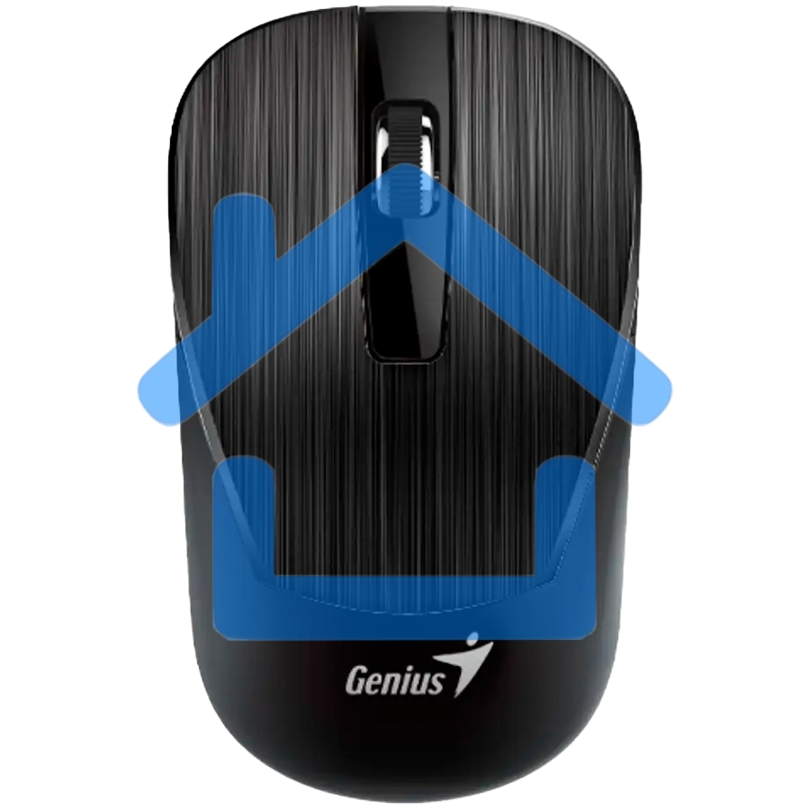 Мышь беспроводная Genius NX-7015 черный, 1200 dpi, радиоканал, USB, кнопки - 3