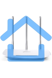 Маршрутизатор беспроводной TP-Link TL-WR845N N300 10/100BASE-TX белый