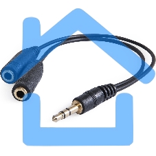 Аудио-переходник Defender jack 3.5mm разветвитель на два разъема jack 3.5mm