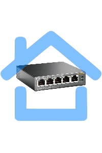 Коммутатор TP-Link SMBTL-SG1005P 5-портовый гигабитный настольный коммутатор с 4 портами PoE SMB 56W