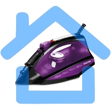 Утюг Centek CT-2355 VIOLET 2500Вт, керамическ подошва, 270мл, паровой удар, самоочистка, капля-стоп