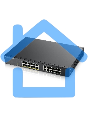 Коммутатор Zyxel GS1900-24EP-EU0101F 24G 12PoE+ 130W управляемый