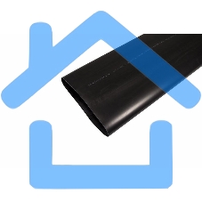 Термоусаживаемая трубка клеевая Rexant 160,0/50,0 мм, (3-4:1) черная, упаковка 1 м