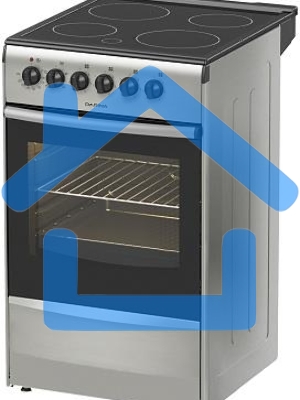 Плита электрическая Darina 1B EC 341 606 silver серебристый/черный, конфорок 4 шт, духовка 50 л, 50 см x 85 см x 56 см