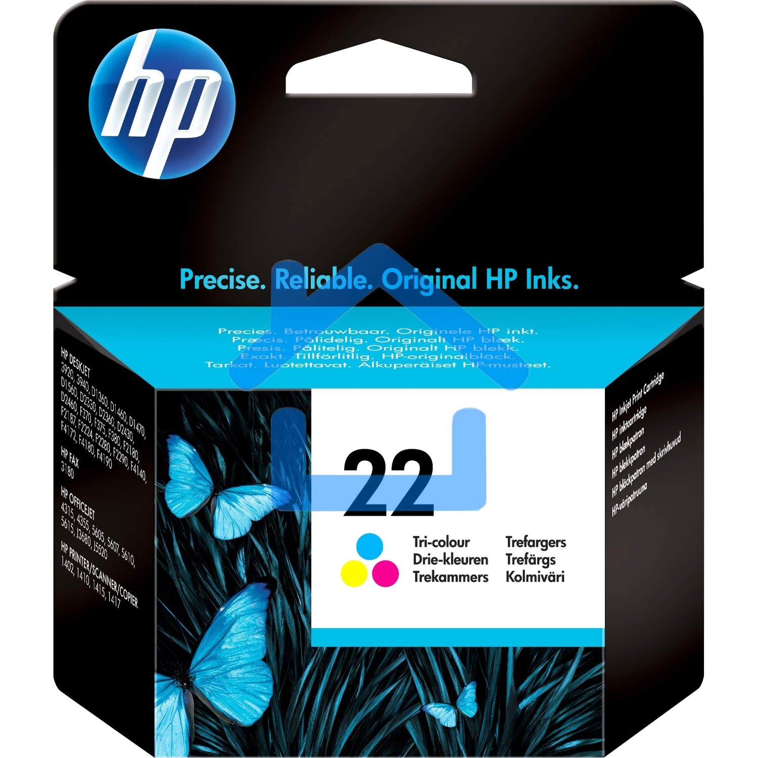 Картридж струйный HP 22 C9352AE многоцветный для HP DJ 3920/3940/PSC 1410 (165стр.)