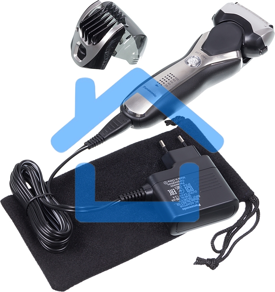 Электробритва сетчатая Panasonic ES-RT77-S520 реж.эл.:3 питан.:аккум. серебристый/черный