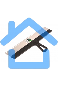 Шпатель СИБРТЕХ из нержавеющей стали,450 мм,зуб 8x8 мм,пластмассовая ручка 85479