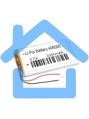 Аккумулятор Li-Pol (батарея) 4*60*95мм 2pin 3.7V/2200mAh