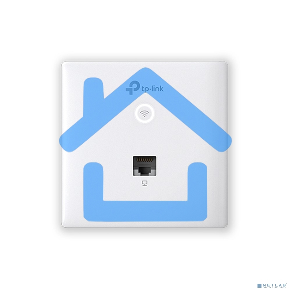 Точка доступа TP-Link Omada AC1200 wireless MU-MIMO Gigabit wall-plate Access Point, 1 Gigabit downlink port, 1 gigabit uplink port, 802.3af/at PoE in, wall plate mounting, support standalone mode and controlled by Omada SDN controller (Software/hardware/