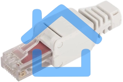 Коннектор Lanmaster LAN-TMP-S6 полевой RJ45 кат.6 STP бел. (упак.:1шт)