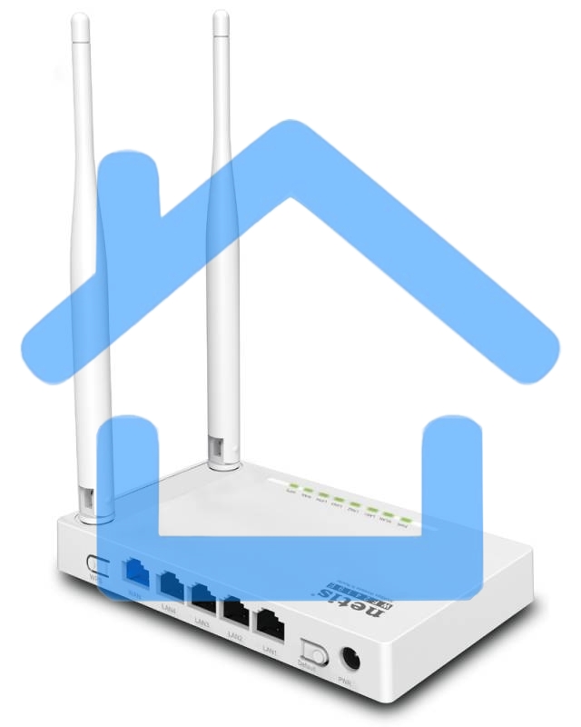 Роутер WRL Router Netis 300MBPS 10/100M 4P WF2419E <WF2419E>