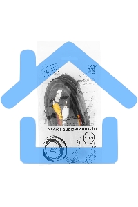 Кабель аудио/видео Gembird 1 x RCA x 3 (male) / 1 x SCART (male), 1.8 м