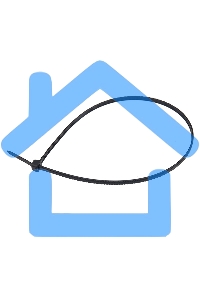 Хомут-стяжкa нейлоновая с тройным замком Rexant 300x4,8 мм, черная, упаковка 100 шт.