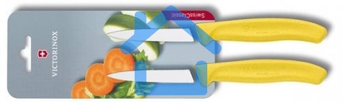 Набор ножей кухонных Victorinox Swiss Classic (6.7606.L118B) компл.:2шт желтый блистер